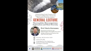 General Lecture Thermophiles Microorganism  Exploration and Their Diversity [upl. by Dnaletak]