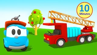 Cartoni Animati per bambini  Compilation di Leo il Camion Curioso Coloriamo insieme [upl. by Nnahtebazile]