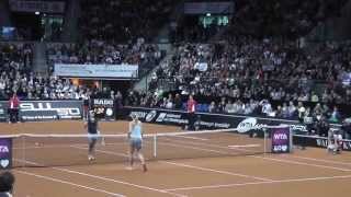 Maria Sharapova vs Li Na champ point amp winner ceremony Pt 1  Porsche Tennis Grand Prix 2013 [upl. by Spatz]