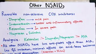 NSAIDs pharmacology part 2 Inflammation made EASY n QUICK [upl. by Gabbey]