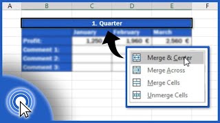 How to Merge Cells in Excel [upl. by Mcnully]