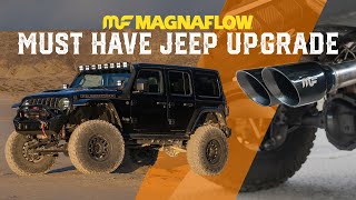 Jeep Wrangler 392 Gets MagnaFlow Street Series Catback Exhaust Install [upl. by Yadrahs75]