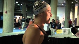 Caitlin Leverenz Mixed Zone Interview D3 200 IM Semis [upl. by Horst42]