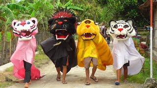 Barongan warna warni jalan jalan  Barongan werdoyo demak [upl. by Cirad]