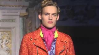 Moschino  Spring Summer 2016 Full Fashion Show  Menswear [upl. by Asetal]