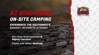 Arizona Bike Week OnSite Camping  Arizona Bike Week [upl. by Sirret]