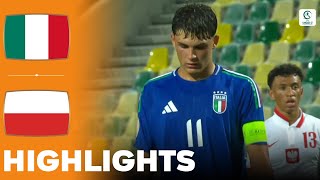 Italy vs Poland  Highlights  U17 European Championship 21052024 [upl. by Gamin]