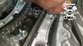 Balanser Shaft Tensioner Chain installation 1 GD 2 GD Toyota [upl. by Kore]