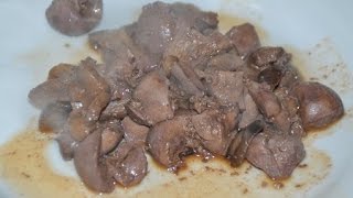 Recette cookeo  rognons aux champignons [upl. by Jamesy]