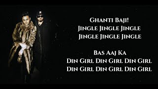 Jingle Bell quotGhanti Bajiquot Lyrics ▪︎ Hommie Dilliwala Ft Yo Yo Honey Singh [upl. by Grounds]