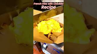 French fries deep fryer  cheddar cheese  street food  food channel  FoodieTok FoodieTok [upl. by Ikcin700]