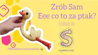 Zrób Sam maskotkę na szydełku ☆ Eee co to za ptak ☆ tutorial krok po kroku [upl. by Hepsoj]