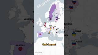 Which EU Countries Take the Most Migrants shorts fyp geopolitics statistics geography map [upl. by Upton]