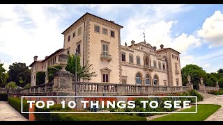 VIZCAYA MANSION  TOP 10 THINGS TO SEE [upl. by Assirek]