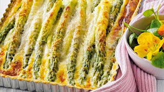 Recette  Quiche aux asperges vertes [upl. by Rod]