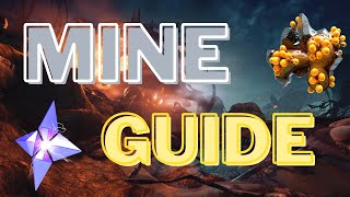 Warframe  Cambrian Drift Mining Guide [upl. by Arodal75]