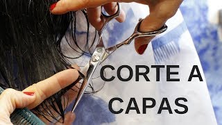 Como CORTAR EL PELO A CAPAS En 15 Minutos en el 2018 Explicado Paso a Paso [upl. by Ottavia]