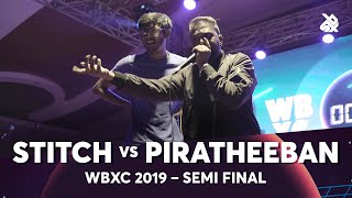 STITCH vs PIRATHEEBAN  Werewolf Beatbox Championship 2019  Semi Final [upl. by Ava821]