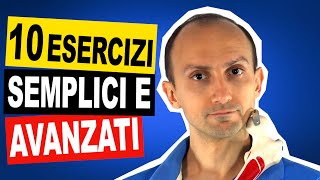 10 Esercizi per il Dolore allAnca Semplici e Avanzati [upl. by Schrick885]