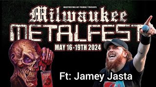 Jamey Jasta Talks Milwaukee Metalfest 2024 [upl. by Teevens]