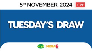 Mega6 Games Afternoon Cashout Live Draw Tuesday 5 November 2024  Event 00449 [upl. by Etti]