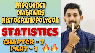 HISTOGRAM  POLYGONS  FREQUENCY DIAGRAMS  STATISTICS  CHAPTER  7  PART 1 [upl. by Arlan]