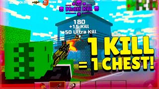 1 KILL  1 CHEST THE CRAZIEST CHALLENGE EVER Battle Royale Pixel Gun 3D [upl. by Assyle]