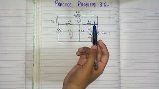 Mesh analysis  Example 36 Practice problem 36 [upl. by Epilihp]