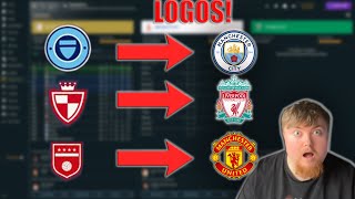 Football Manager 24  How to download LOGO PACKS amp PLAYER FACES 2024 [upl. by Atiekram]