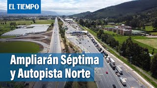 Proyecto para ampliar la Autopista Norte y la Carrera séptima en el norte de Bogotá  El Tiempo [upl. by Okime]