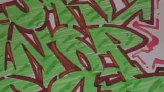 Graffiti Alphabet For Beginners  Graffiti Letters AZ [upl. by Yluj157]