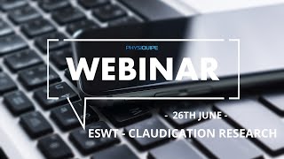 Webinar Series  EWST  Claudication Research  26th June [upl. by Junette353]