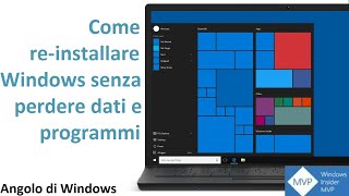 How to reinstall windows 10 without losing data and programs  reinstall windows 10 [upl. by Ephrayim]