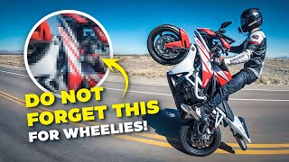 How to Wheelie a Sport Bike [upl. by Akimak]