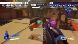 You Wont Believe This Widowmaker Play by Pine  New York Excelsior v London Spitfire [upl. by Ydoow]