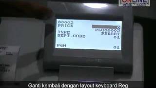 Sharp XEA217 Panduan Input Dept dan PLU [upl. by Assir]