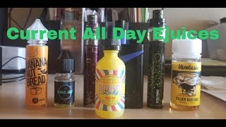 Top EJuice Flavors 2018 All Day Vapes Review [upl. by Bertram]