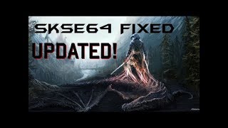 skse64 fix updated How to fix and install skse64 2010 October 19th 2018 [upl. by Neenej]