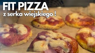 Zdrowa PIZZA z serka wiejskiego proteinowa Zrobisz w 15 minut [upl. by Waynant274]