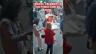 El NADAL MÁS TIERNO vean cómo CELEBRA la VICTORIA con su HIJO [upl. by Oleta747]