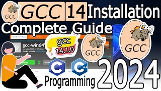 How to install GCC Compiler 14 on Windows 1011 2024 Update Latest GCC Compiler CC programming [upl. by Oicor762]