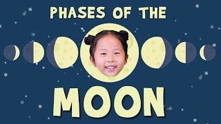 Phases Of The Moon  Moon Song For Kids  Wormhole English [upl. by Atinaej360]