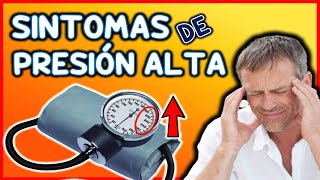 Qué SINTOMAS tiene la PRESIÓN ARTERIAL alta  ¿Cómo DETECTARLOS [upl. by Howie]