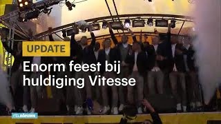 Duizenden fans bij huldiging Vitesse  RTL NIEUWS [upl. by Sybille]