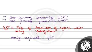 In an ecosystem if the Net Primary Productivity NPP of first trophic level is 100xkcalampnbspm [upl. by Dorothi]