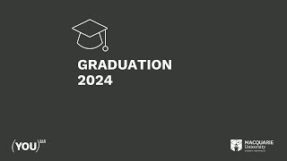 Macquarie Graduation  2 October 2024 at 230pm [upl. by Lazos]