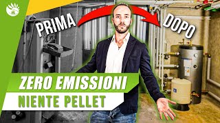 Pompe di Calore in CASCATA per eliminare una Caldaia a Pellet da 40 kW [upl. by Feinleib]