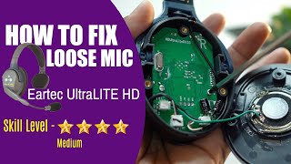 How to Fix Loose Microphone  Eartec UL4D UltraLITE HD  Malayalam [upl. by Justus]