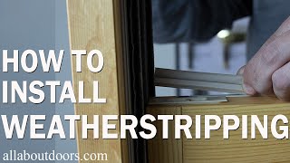 How to EASILY install Window Weatherstripping [upl. by Saibot]