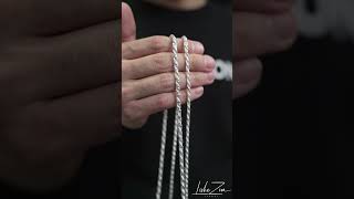 3mm amp 4mm Prism Cut Rope chains [upl. by Leban]